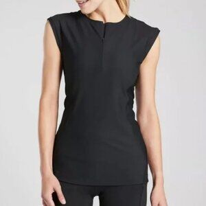 Athleta | Pacifica II Tank Top Workout or Swim in Black | Size Medium